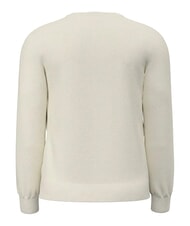 GUESS MARCOS LOGO Crewneck sweatshirt antique white heathe - Sweatshirts - 2