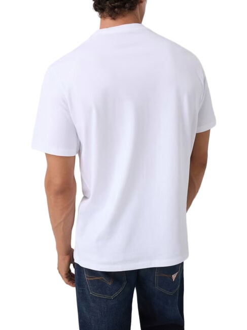 BOX LOGO EMBOSSED T-shirt with embroidered logo purwhite - T-shirt