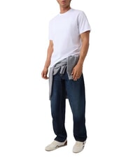 GUESS BOX LOGO EMBOSSED T-shirt with embroidered logo purwhite - T-shirt - 4
