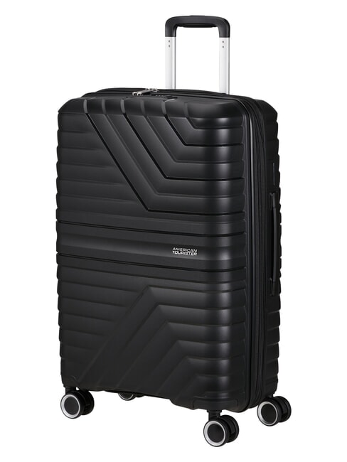 FLYTWIST  Medium Trolley, Expandable shadow black - Rigid Trolley Cases