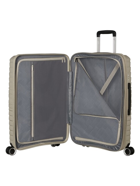 FLYTWIST  Medium Trolley, Expandable sandstone - Rigid Trolley Cases