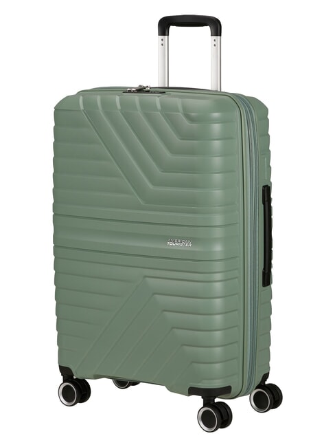 FLYTWIST  Medium Trolley, Expandable botanical green - Rigid Trolley Cases