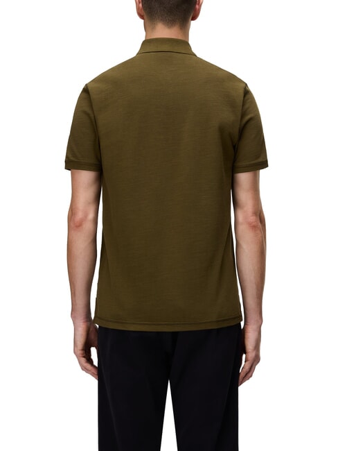 EBEA 3 Cotton polo shirt dark olive - Polo shirt
