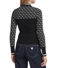 GUESS MOCK NECK AUBREY 4G Slim fit sweater - Women's Sweaters