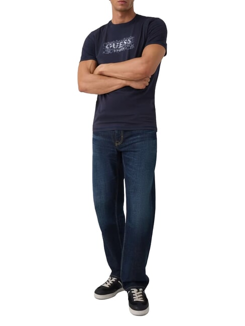 BOX LORO ROPES T-shirt with pinned logo smartblue - T-shirt