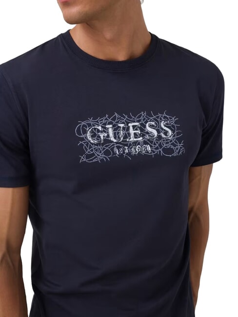 BOX LORO ROPES T-shirt with pinned logo smartblue - T-shirt