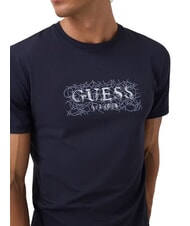 GUESS BOX LORO ROPES T-shirt with pinned logo smartblue - T-shirt - 4