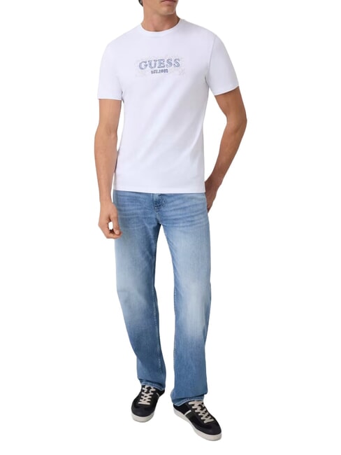 BOX LORO ROPES T-shirt with pinned logo purwhite - T-shirt