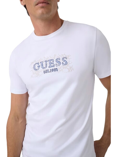 BOX LORO ROPES T-shirt with pinned logo purwhite - T-shirt