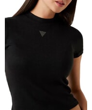 GUESS LICIA Short-sleeved T-shirt jet black heather - T-shirt - 3