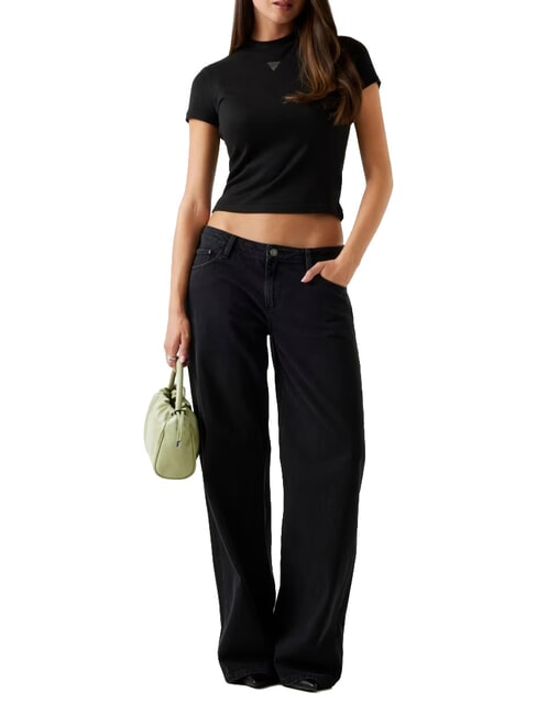 LICIA Short-sleeved T-shirt jet black heather - T-shirt