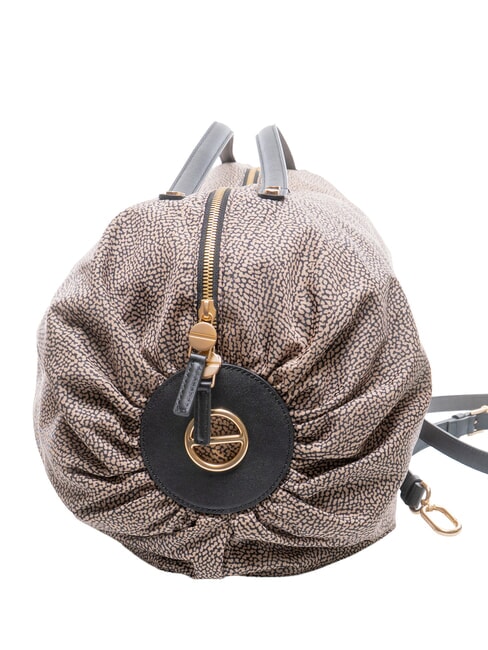 B-ACCADEMY Maxi handbag with shoulder strap OP / NATURAL / BLACK - Women&rsquo;s Bags
