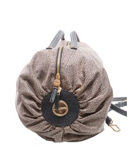 BORBONESE B-ACCADEMY Maxi handbag with shoulder strap OP / NATURAL / BLACK - Women&rsquo;s Bags - 3