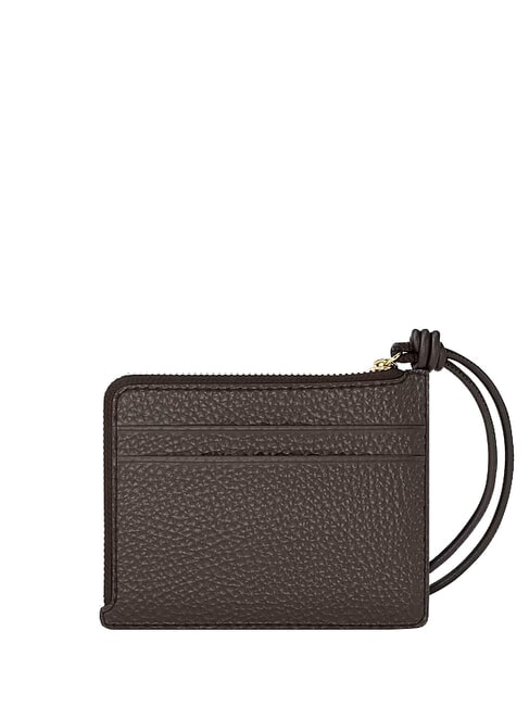 JET SET Leather card holder chocolate - Women&rsquo;s Wallets