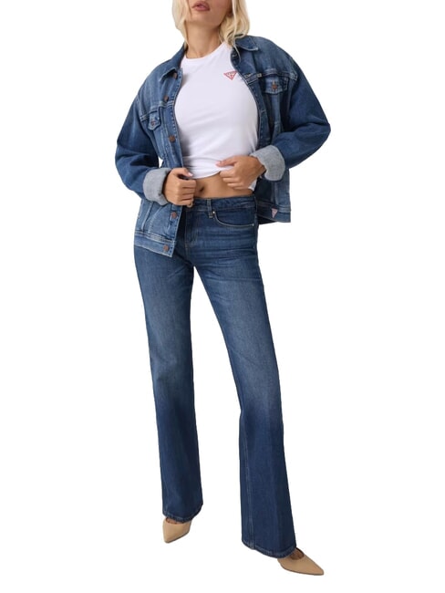 BEVERLY LOW RISE Low-waisted jeans fireside dark - Jeans