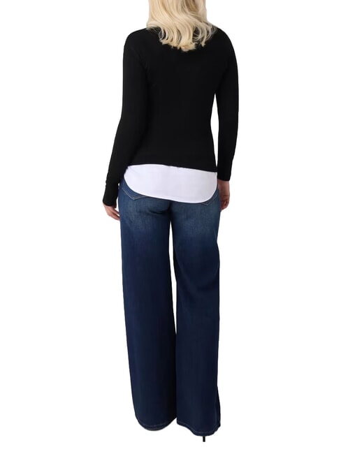 GEORGIA LOGO Long-sleeved shirt jetbla - Women's Sweaters