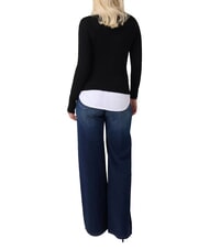 GUESS GEORGIA LOGO Long-sleeved shirt jetbla - Women's Sweaters - 2