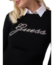 GUESS GEORGIA LOGO Long-sleeved shirt jetbla - Women's Sweaters - 4