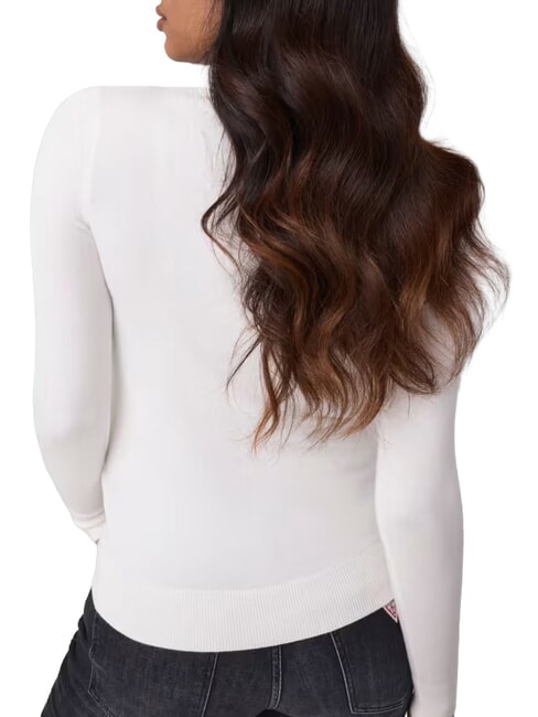 HALLIE TRIANGLE High neck sweater, long sleeves cremwhi - Women's Sweaters