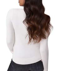 GUESS HALLIE TRIANGLE High neck sweater, long sleeves cremwhi - Women's Sweaters - 2