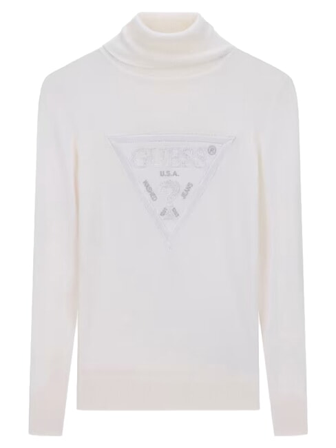 HALLIE TRIANGLE High neck sweater, long sleeves cremwhi - Women's Sweaters