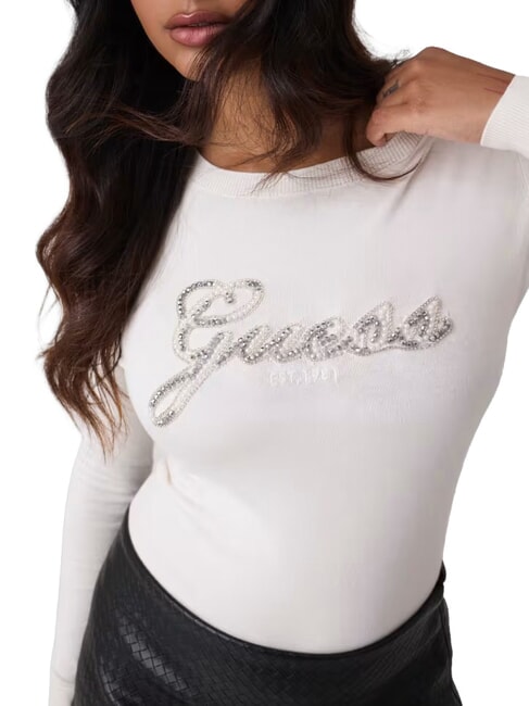 GEORGIA LOGO Long-sleeved shirt cremwhi - Women's Sweaters