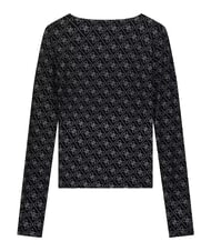 GUESS BOAT TEODORA Long-sleeved T-shirt jetbla - T-shirt - 5