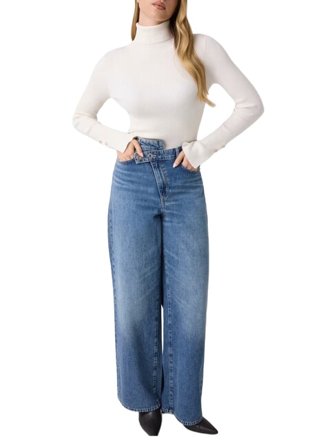 ELLIE Long-sleeved shirt cremwhi - Women's Sweaters