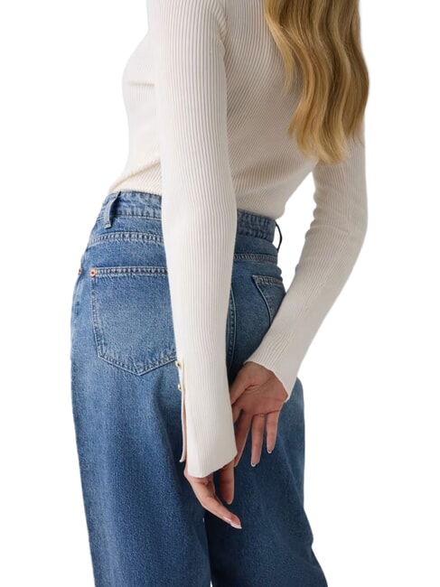 ELLIE Long-sleeved shirt cremwhi - Women's Sweaters