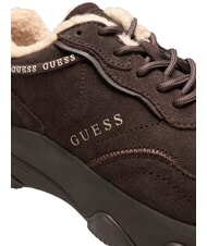 GUESS MICOLA3 Leather sneakers brown - Women&rsquo;s shoes - 6