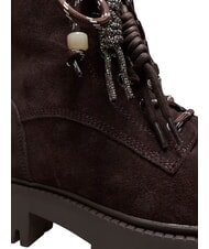 GUESS FIZZLE Leather ankle boots brown - Women&rsquo;s shoes - 6