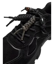 GUESS IRRINA Leather sneakers BLACK - Women&rsquo;s shoes - 6