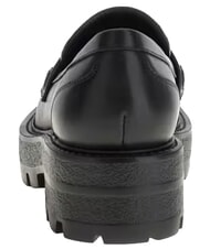 GUESS YAMINA Leather moccasin BLACK - Women&rsquo;s shoes - 3