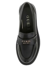 GUESS YAMINA Leather moccasin BLACK - Women&rsquo;s shoes - 4