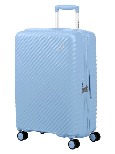 DIABLAST Medium trolley, expandable, TSA lock glacier blue - Rigid Trolley Cases