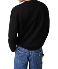 GUESS JEANS REGULAR AMERICAN Crewneck sweatshirt jetbla - Sweatshirts - 2