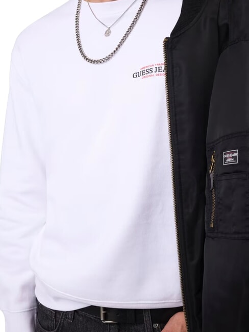 REGULAR AMERICAN Crewneck sweatshirt purwhite - Sweatshirts