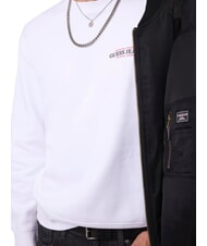 GUESS JEANS REGULAR AMERICAN Crewneck sweatshirt purwhite - Sweatshirts - 3