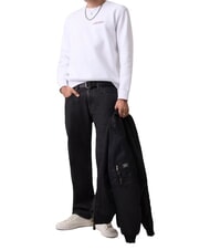 GUESS JEANS REGULAR AMERICAN Crewneck sweatshirt purwhite - Sweatshirts - 5