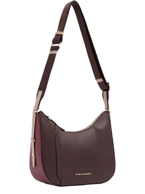 CIRCLE Shoulder bag, leather burgundy/pink - Women&rsquo;s Bags