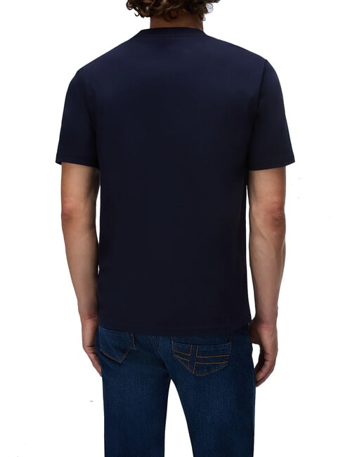S-SMALL BOX SS Cotton T-Shirt blu marine - T-shirt