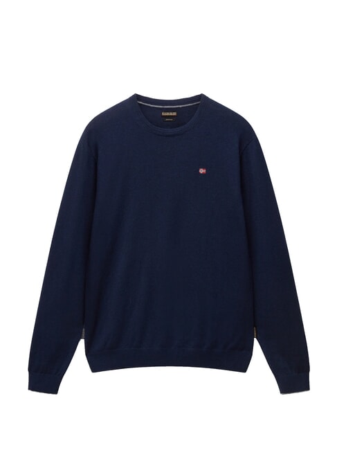 DAMAVAND Wool sweater blu marine - Men's Sweaters