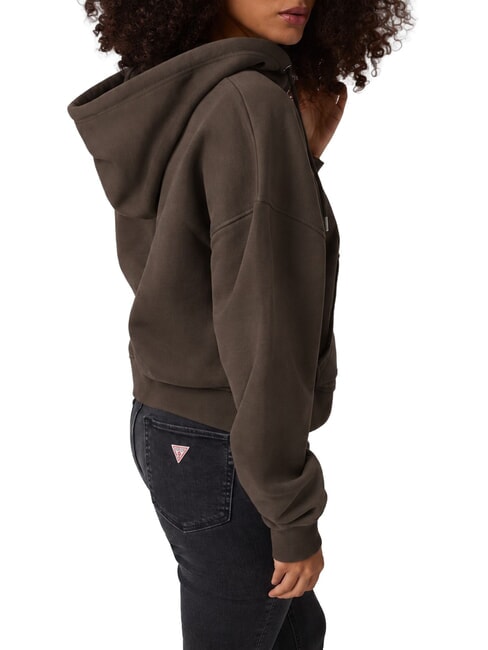 EMBRO Zip-up hoodie dark coffee - Women's Sweatshirts