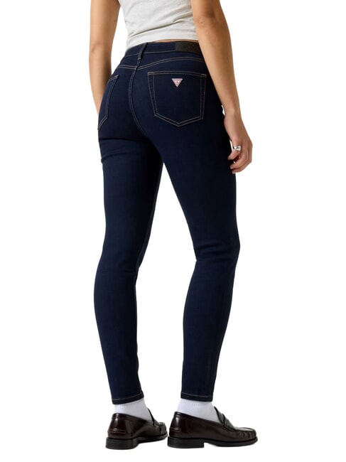 HIGH RISE Skinny jeans in dark rinse shine - Jeans