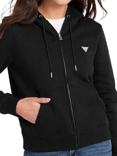 REGULAR MINI Zip-up hoodie jetbla - Women's Sweatshirts