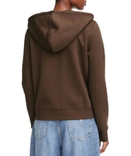 GUESS JEANS REGULAR MINI Zip-up hoodie dark coffee - Women's Sweatshirts - 2