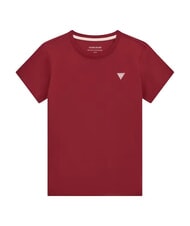 GUESS JEANS TRIANGLE Cotton T-shirt vineyard red - T-shirt - 5