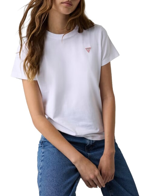 TRIANGLE Cotton T-shirt purwhite - T-shirt