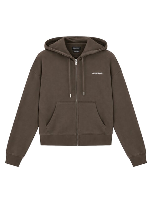 EMBRO Zip-up hoodie dark coffee - Women's Sweatshirts