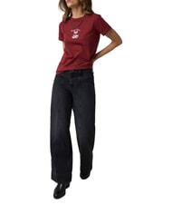 GUESS JEANS CHERRY REGULAR Short-sleeved T-shirt vineyard red - T-shirt - 3